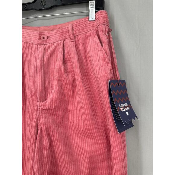 Target Rowing Blazers Pants Womens 8 Pink Corduroy Trousers High Rise Straight - Picture 5 of 13